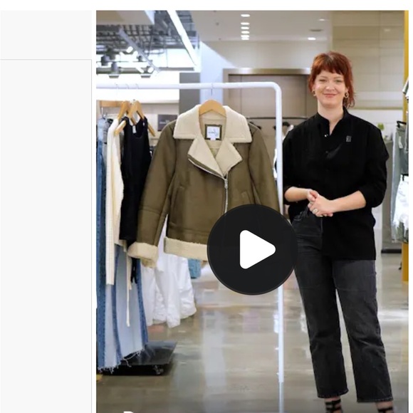 Sam Edelman Sage Shearling Moto Jacket - Picture 4 of 5